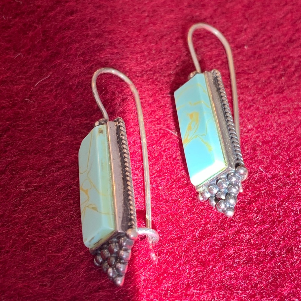 Sterling and turquoise earrings